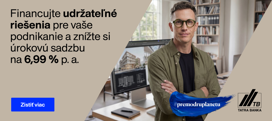 Tatra banka Podnikateľský úver pre modrú planétu
